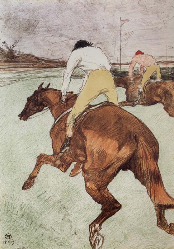 Henri de toulouse-lautrec The Jockey oil painting image